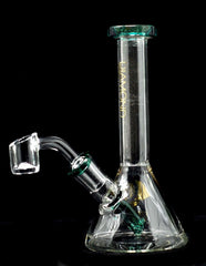 6" Glass Water Pipe with Banger rig - Simple Glass Pipe