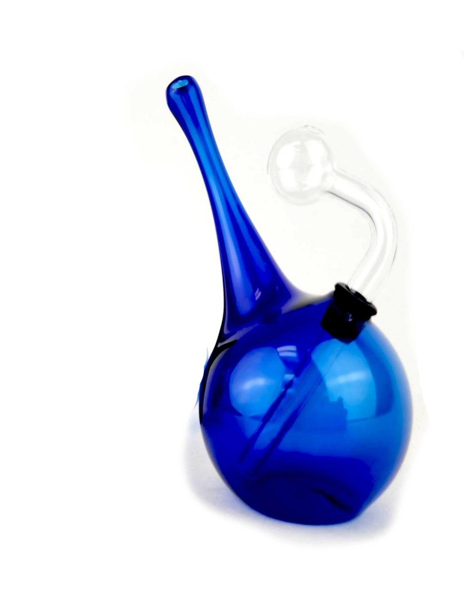 Gourd Oil Burner Water Pipe - Simple Glass Pipe