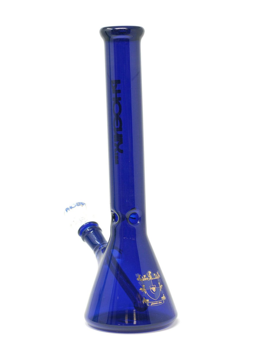Blue Phoenix beaker water pipe alternate view