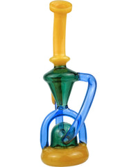 9"Vortex Dab Rig New Recycler Oil Rigs Wax Water Bong Pipe