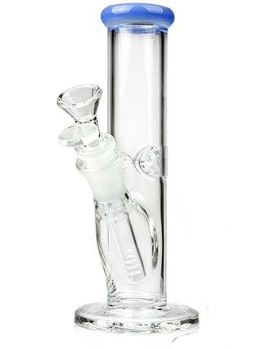 8" Straight Glass Water Pipe - Simple Glass Pipe