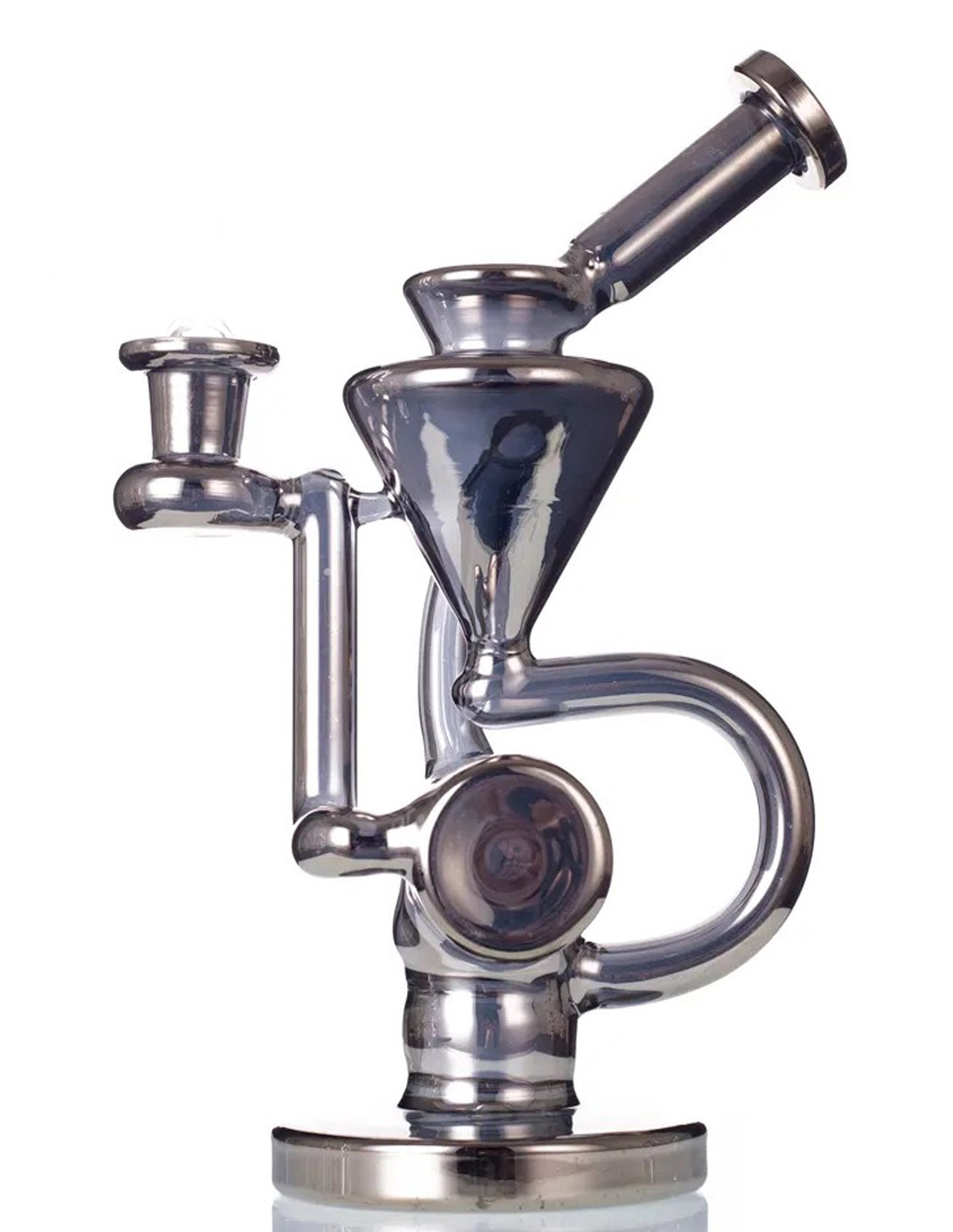 8" inch Recycler Glass Water Bong Rig