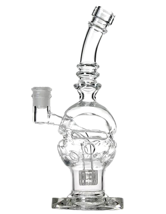 9" Glass Recycler Water Pipe with Matrix Percolator