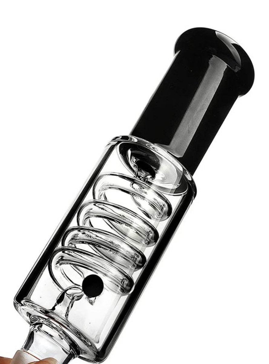 14" Glass Water Pipe with Arm Trees Perc - Simple Glass Pipe