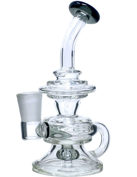 Mini Recylcer Glass Water pipe 5"