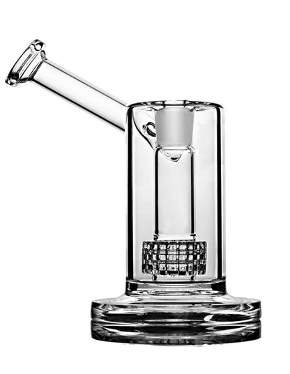 Clear matrix perc bong with bent neck alternate view