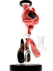 8" Halloween 3D Glass Bong Water Pipe - Simple Glass Pipe