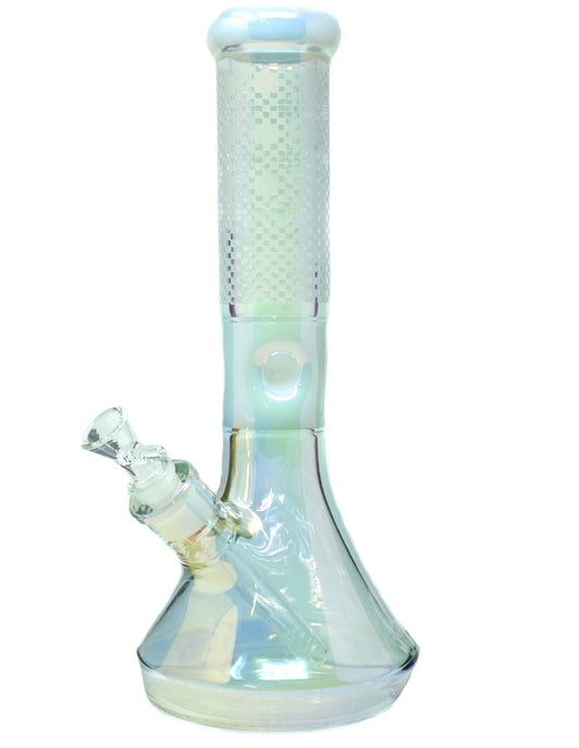 12" 7 mm Thick Glass Beaker Glass Bong - Simple Glass Pipe