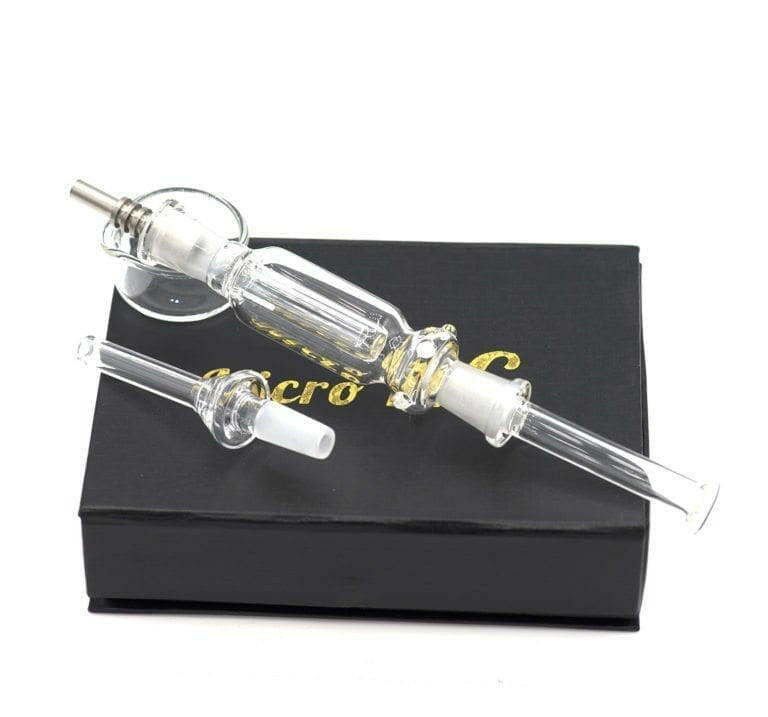 10mm micro glass dab collector kit with multiple tips