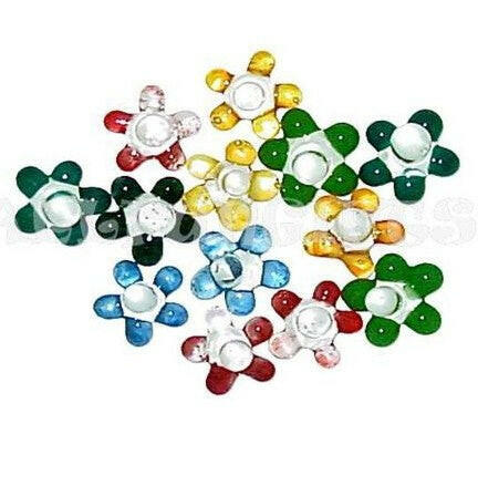Glass Pipe Vaporizer Screen Daisy Style Assorted Colors - Simple Glass Pipe