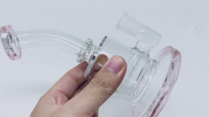 7"  Glass Water Pipe Bong with Inline  RIg