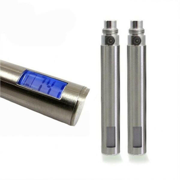 EGo-LCD  1100mah Display Voltage Matte Rechargeable Replacement Battery US 1100mah - Simple Glass Pipe