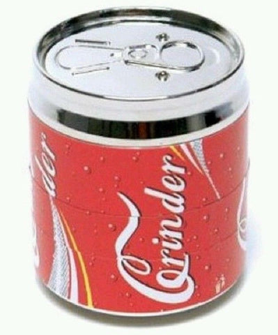 Coke Cola Can,4 Parts, Herb Grinder With Pollen Catcher