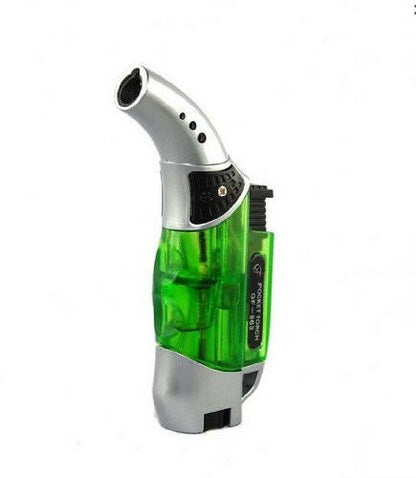 GF Ergo Cigarette Cigar Refillable Butane Torch Lighter - Simple Glass Pipe