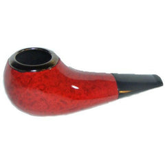 ShowJade TM Traditional Yellow Tobacco Pipe (with Pipe Pouch) - Simple Glass Pipe