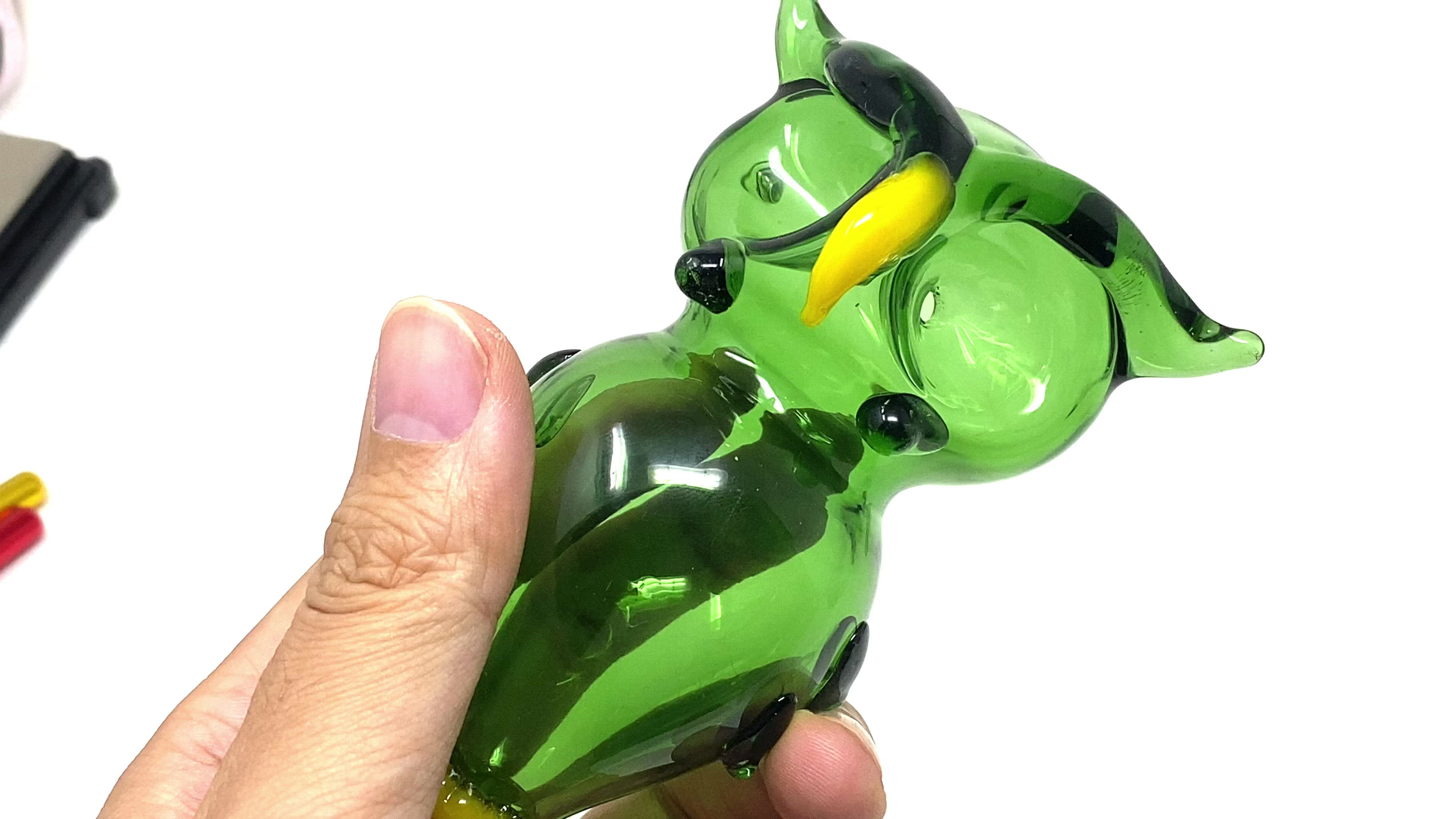 glass owl pipe