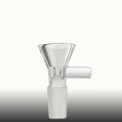 7" Leaf Glass Water Pipe Bend Neck - Simple Glass Pipe