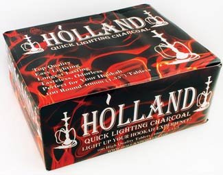 Holland 40mm Charcoal Box of 10 Rolls of 10
