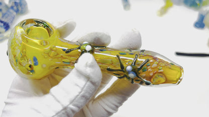 5" Tiny Octopus Glass Spoon Pipe – 120–130g