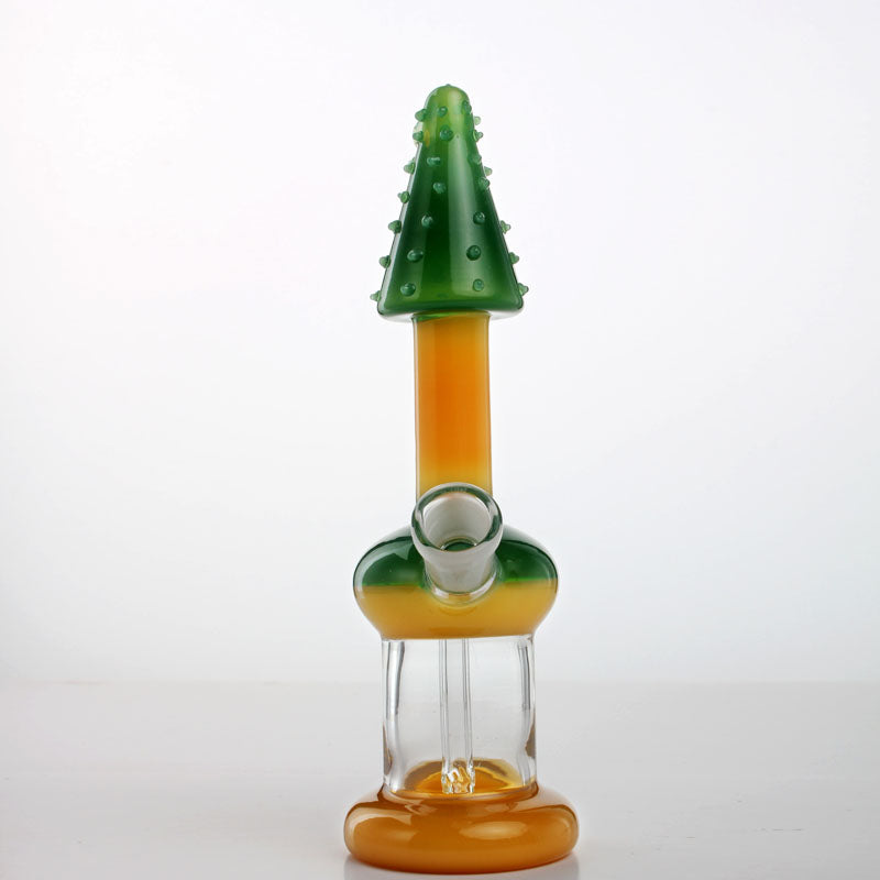 7" penis with Spike orange water pipe