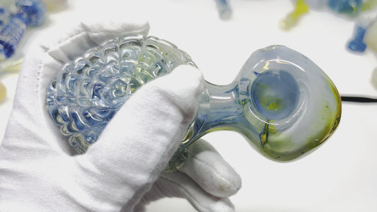 5" Glass Turtle Spoon Pipe
