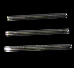 5" Straight Plain Thick Glass Tube