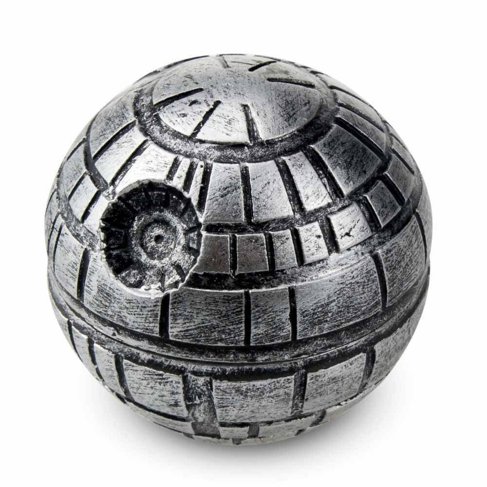 Black Ball Shaped Harbal Grinder with Etch
