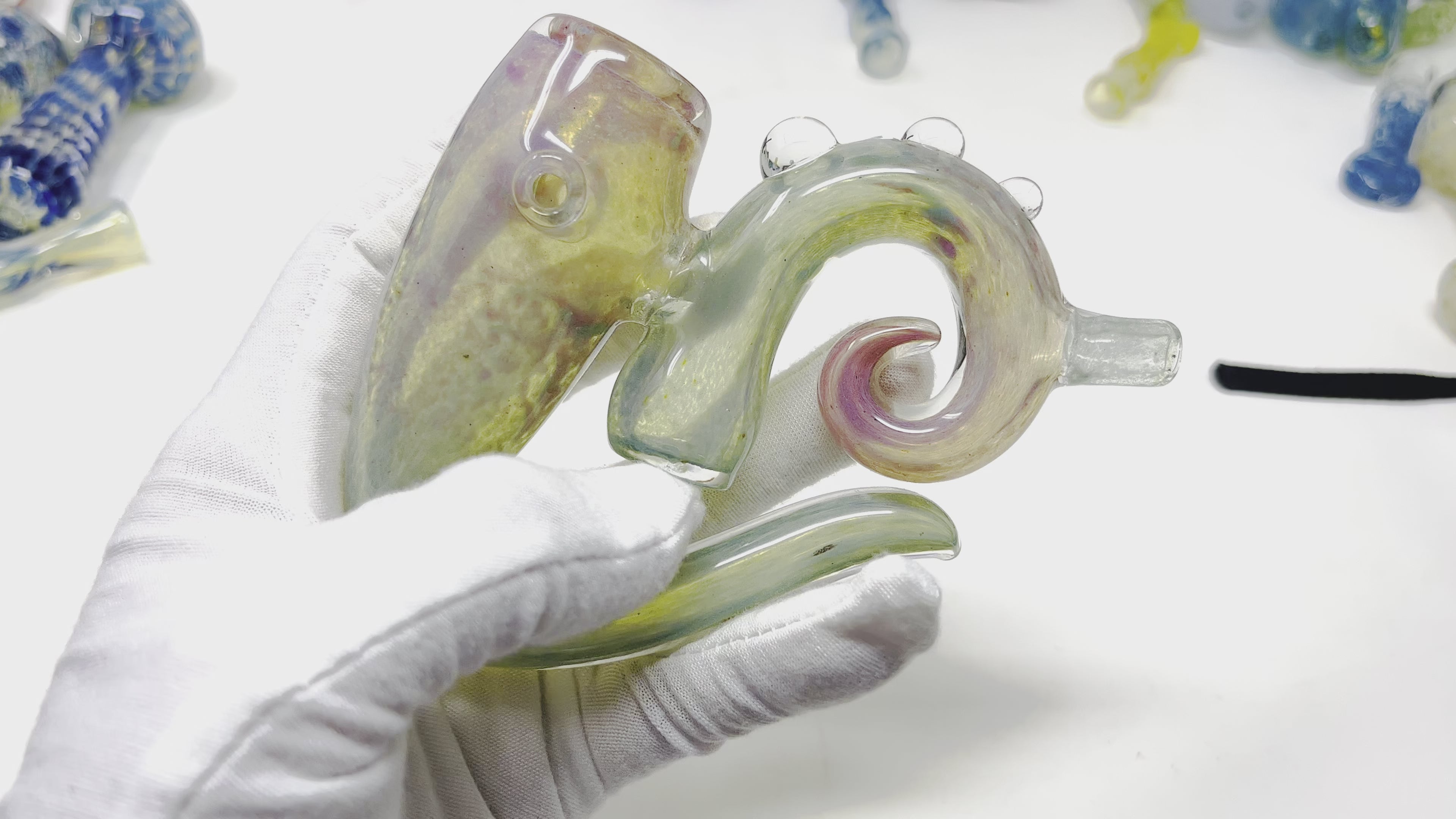 4" Tentacle Glass hand Pipe