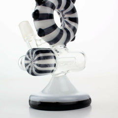 7" Totem B-W Inline Glass Water pipe