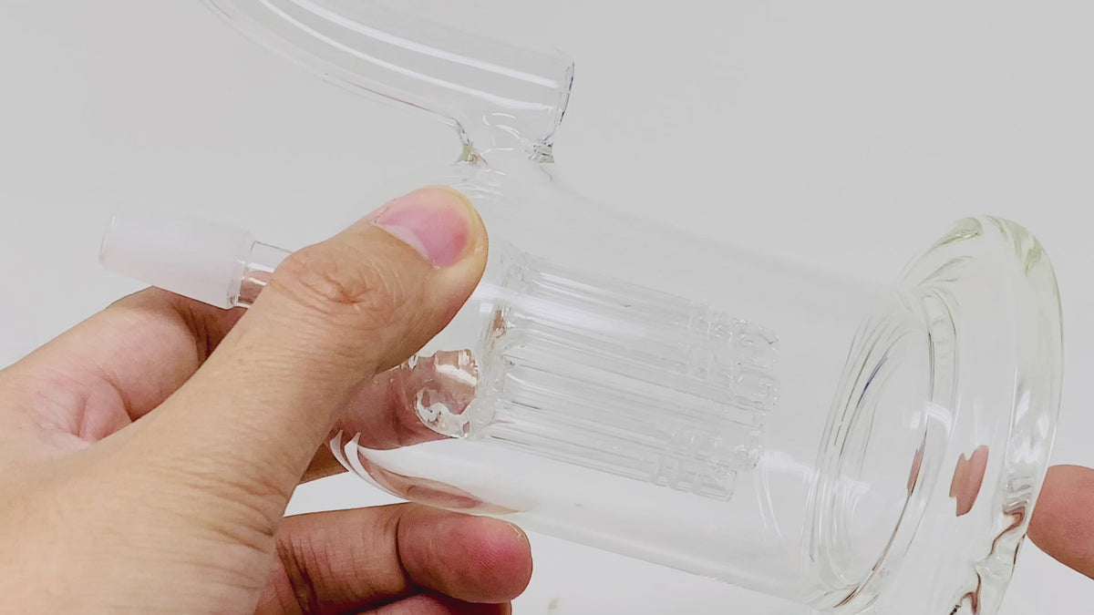 perc glass water bong pipe