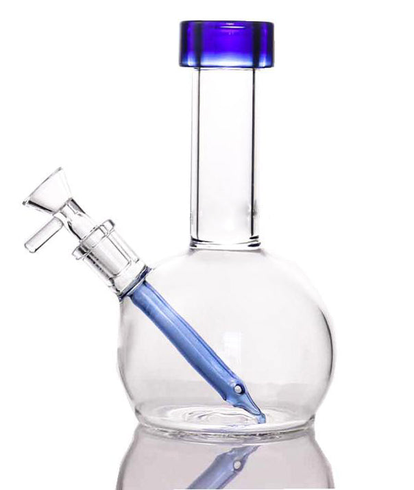 7" Round Base Glass Water Pipe