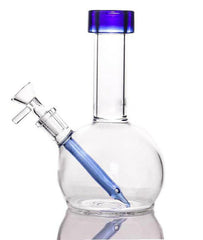 7" Round Base Glass Water Pipe