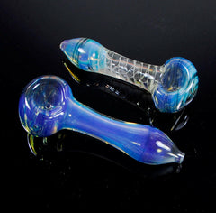 3.5" Spiral Glass Hand Pipe Assorted Color - Simple Glass Pipe