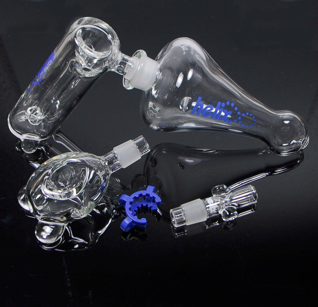 Complete Multi-Helix Set Made in USA - Simple Glass Pipe