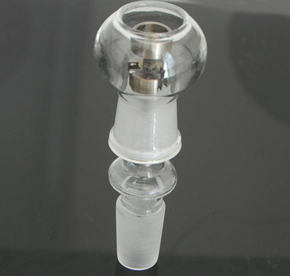 glass dome set with titanium nail - Simple Glass Pipe