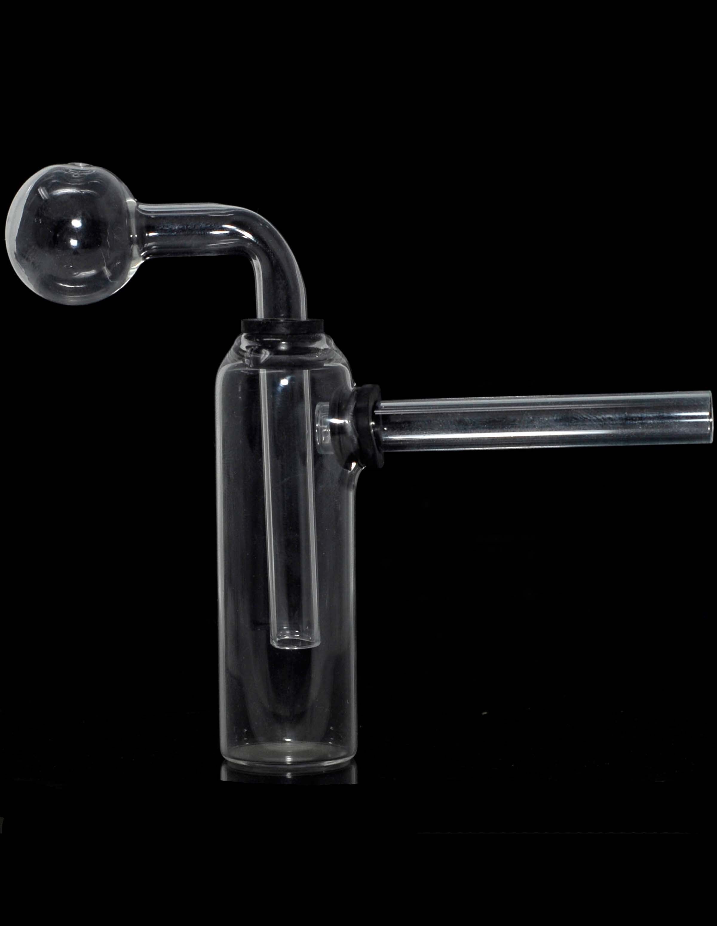 Oil burner pipe vial tube shaped  pyrex glass Bubbler Water pipe