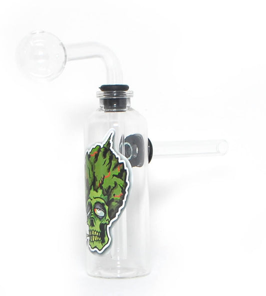 R & M 3" Glass Water Pipe Oil Burner (Made in USA)