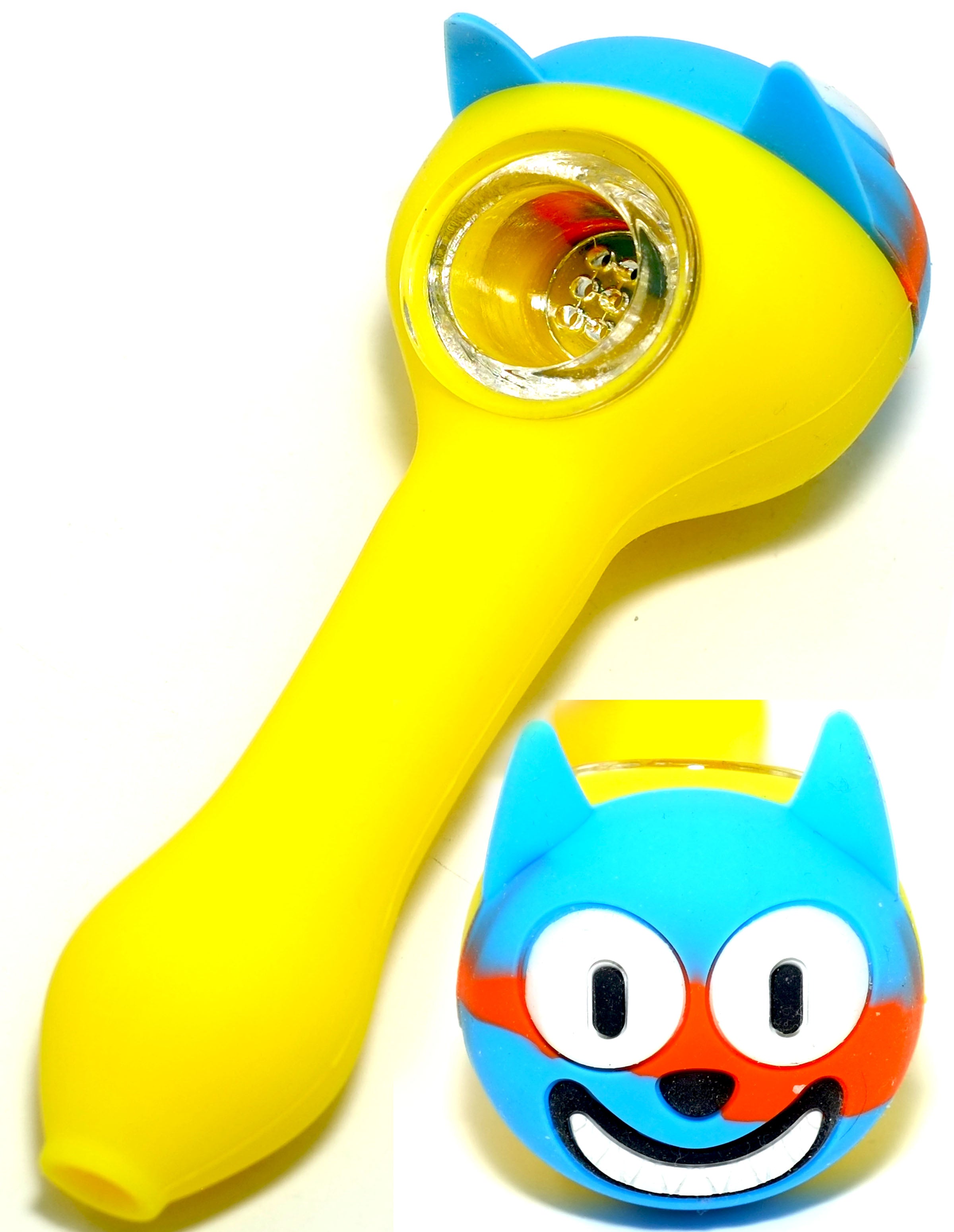 4" Silicone Hand Spoon Pipe