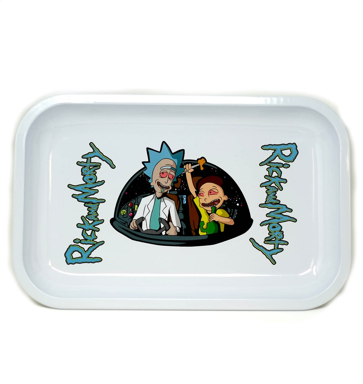 RM cartoon Metal tray for Dabbing or Joint Rolling.