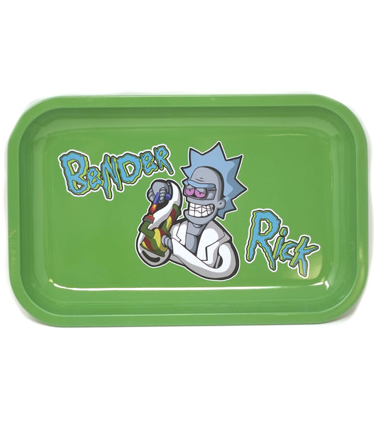 Bender R M Metal tray for Dabbing or Joint Rolling.