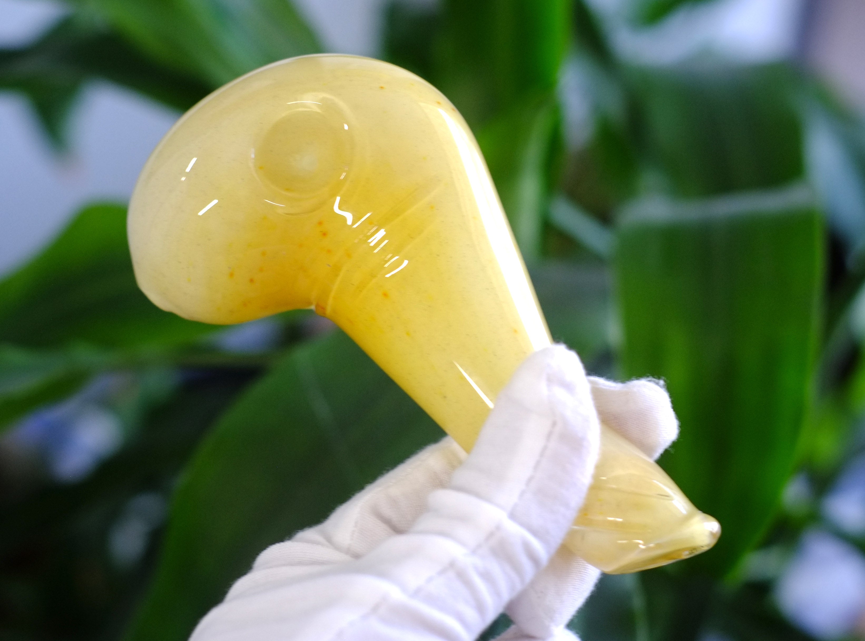 5.5" Chicken Thign Glass Hand Spoon Pipe