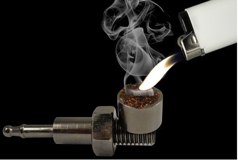 Secret Hidden Nut and Bolt  Metal Tobacco Pipe