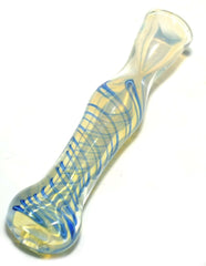 3.5" Spiral Glass Chillum Pipe