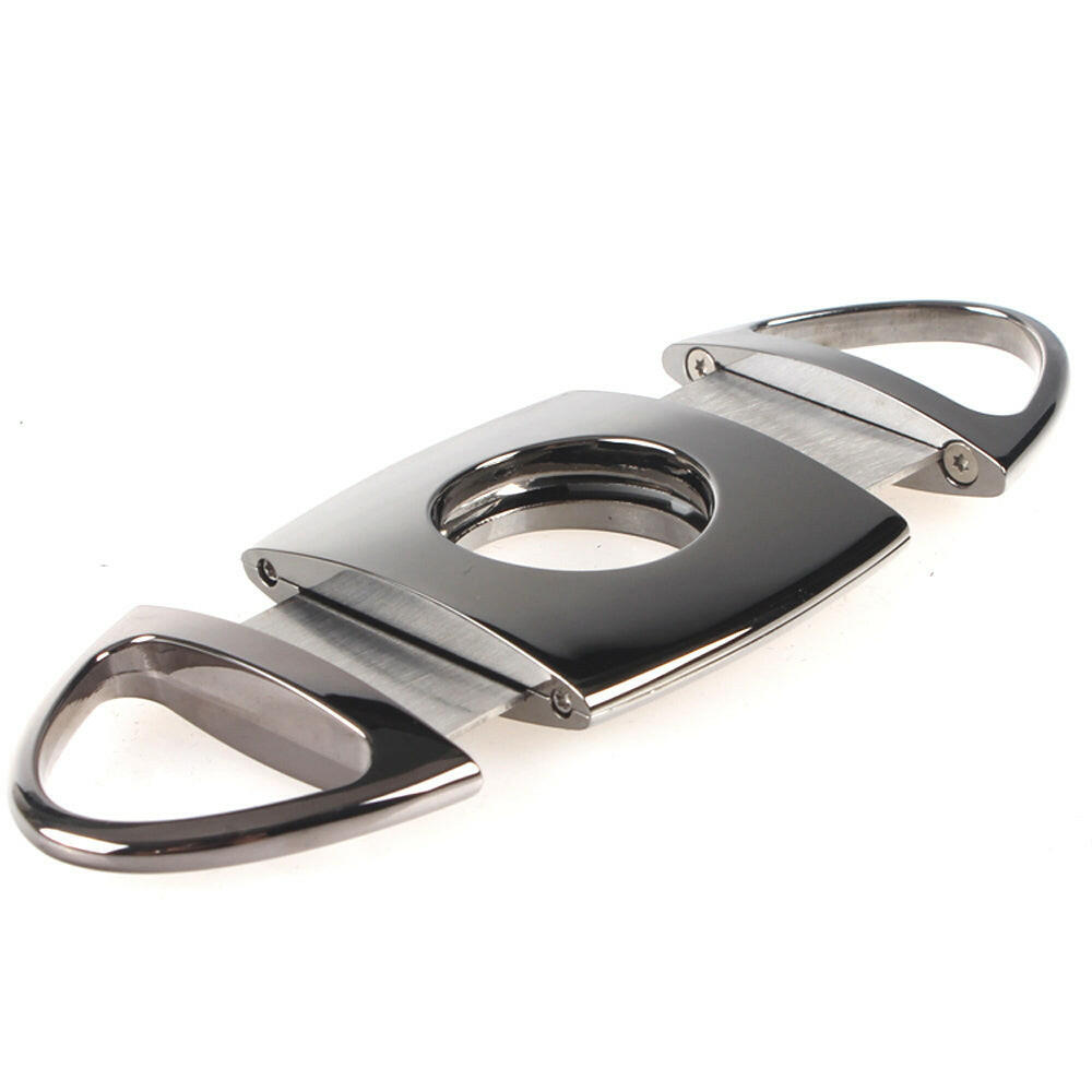 ShowJade stainless cigar cutter gift box view