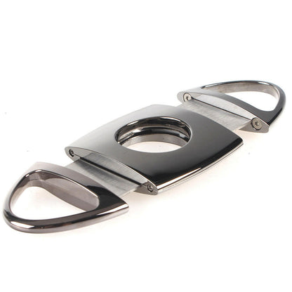 ShowJade stainless cigar cutter gift box view