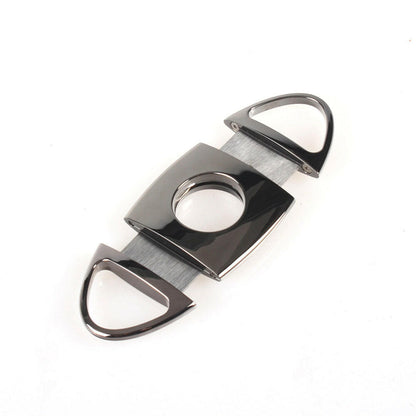 ShowJade 420J2 stainless double-blade cigar cutter