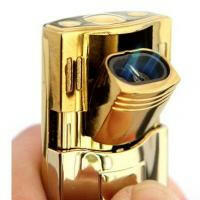 TIger Double Torch  Flame Side Pull Refillable Cigar Lighter - Simple Glass Pipe