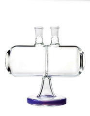 7.6" Infinity Waterfall Perc Glass Bong Invertible Gravity Pipe