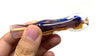 3.5" Fumed Glass Chillum Pipe