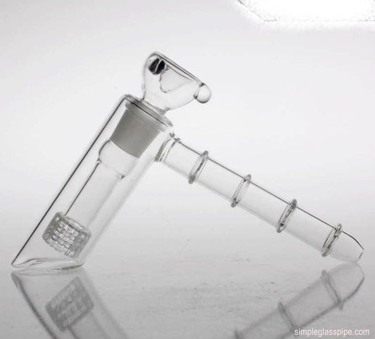 6" Shower hand Hammer glass pipe